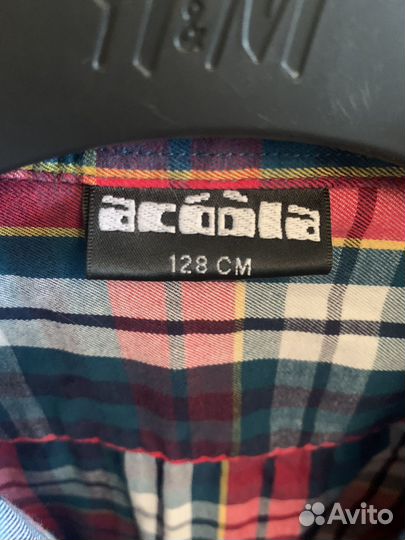 Рубашка акула 128 р