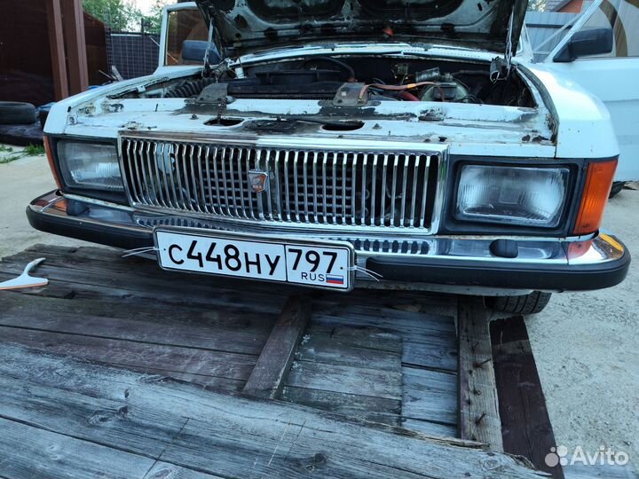 Бампер передний газ 3102 с омывателями