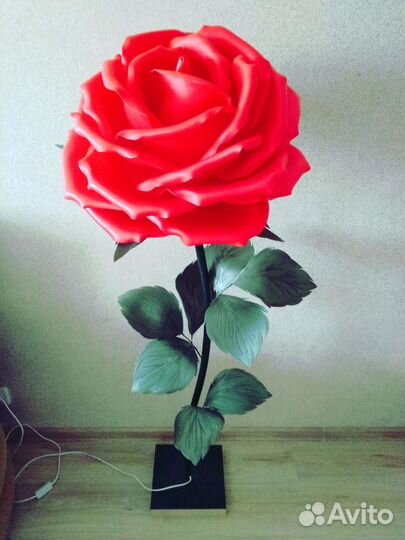 Роза светильник из изолона