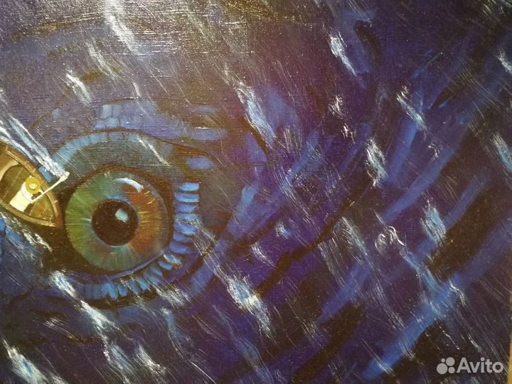 Картина маслом Морская живопись Морское чудовище