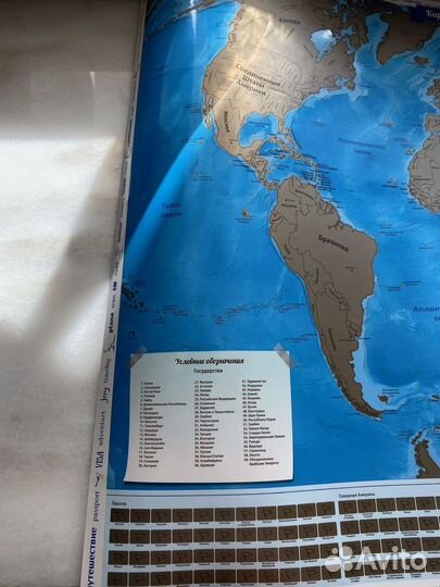 Скретч карта мира