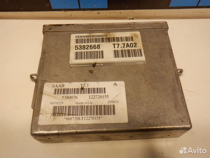 Блок управления двигателем Saab 9-2 2.3T B235R