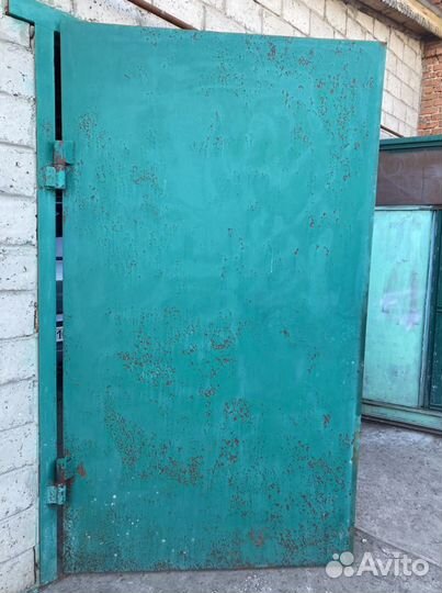 Ворота гаражные металлические бу