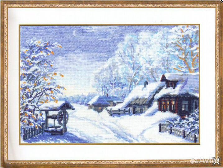 Набор для вышивания Riolis «Русская зима» 38x26см