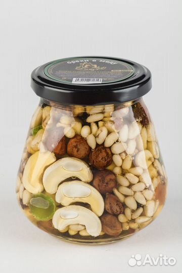 Мед с орехами, семенами и цукатами опт