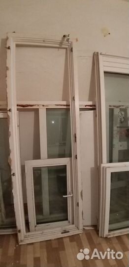 Окна деревянные балконная дверь бу