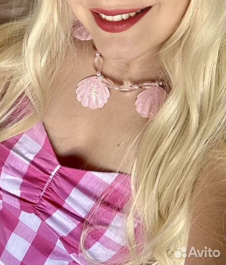 Костюм барби с париком женский для аниматора