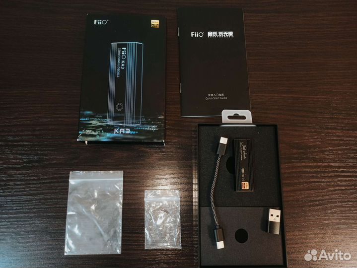 Портативный усилитель для наушников fiio ka3
