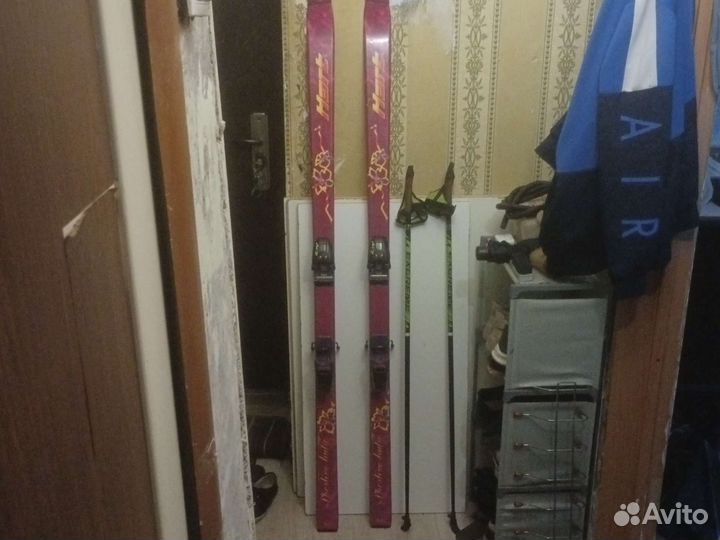 Горные лыжи hart с палками