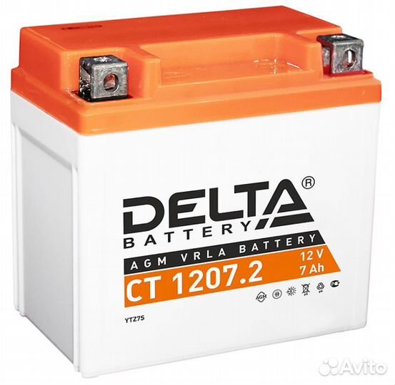 Акб 12V7Ah (114х70х108) (необслуж.) Delta