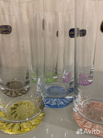 Набор стаканов, 6/12 шт., Чехия