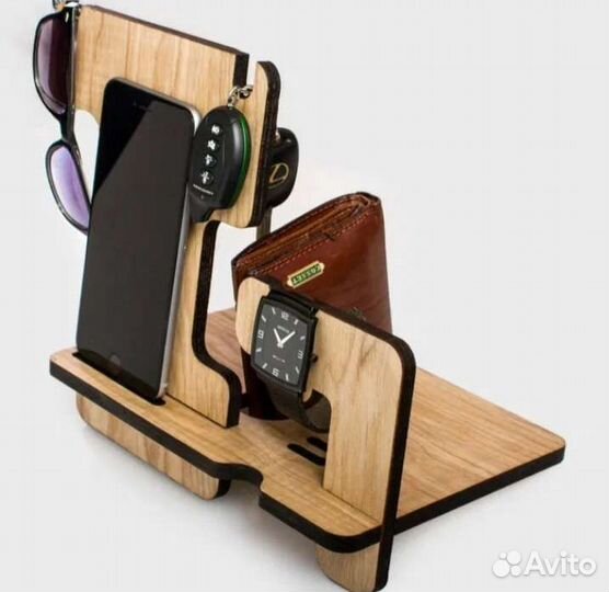 Подставка для телефона из дерева