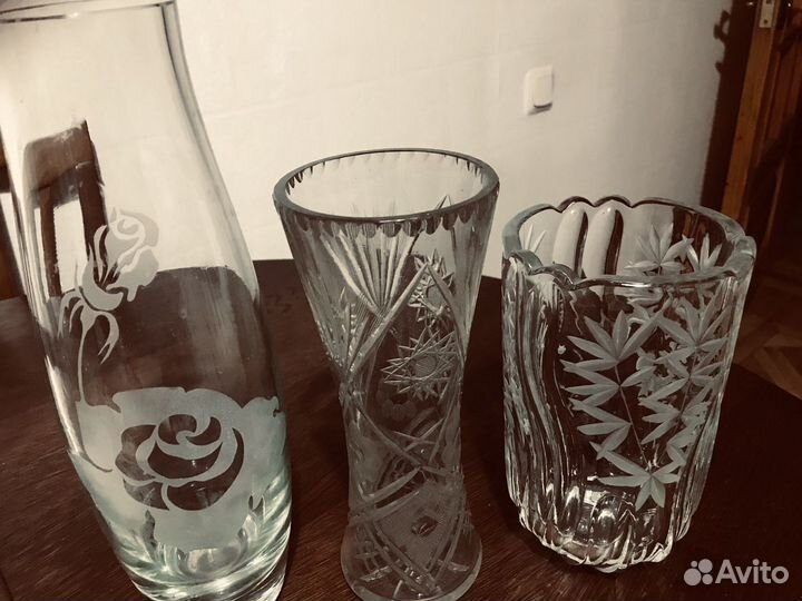 Поднос под Гжель, вазы СССР