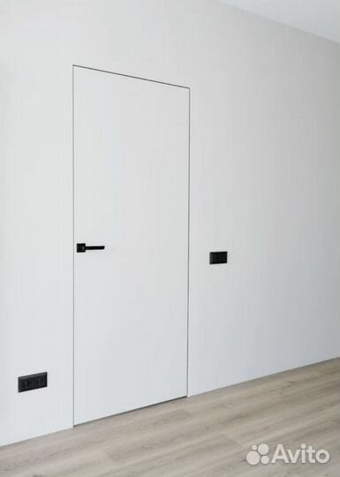 Скрытые двери под отделку