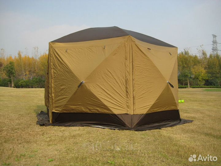 Палатка-шатер 6ти-гранная с дном автомат