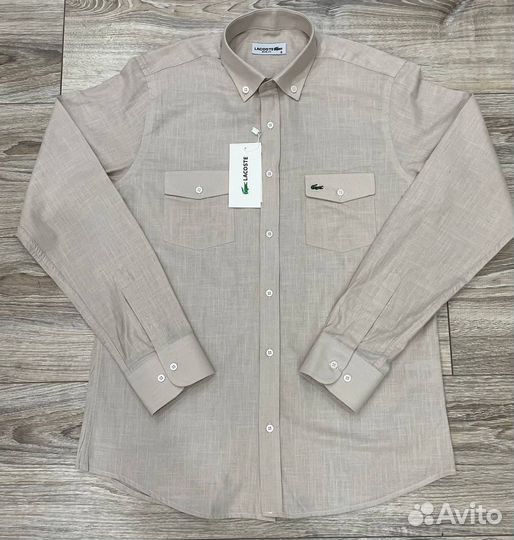 Рубашка lacoste лен