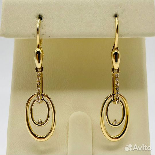 Серьги с камнями