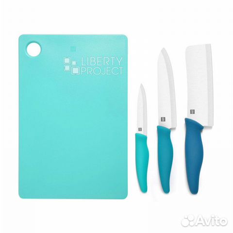 Набор ножей+доска Xiaomi HuoHou Fire Ceramic Knife