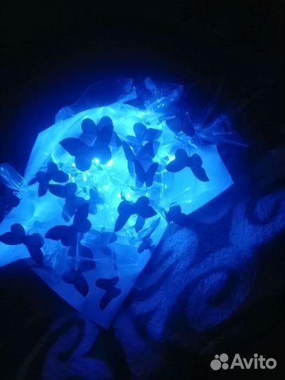 Букет цветы из бабочек