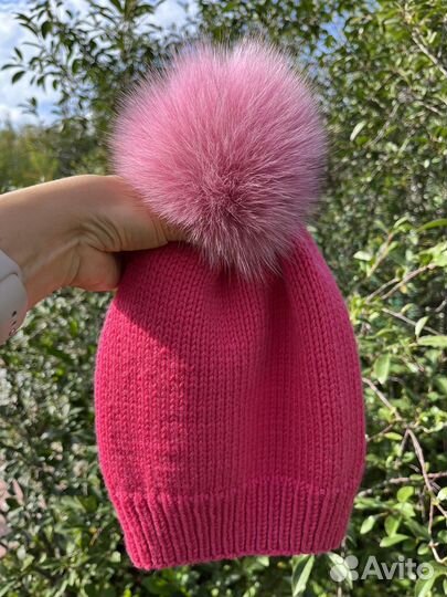 Шапка женская вязаная