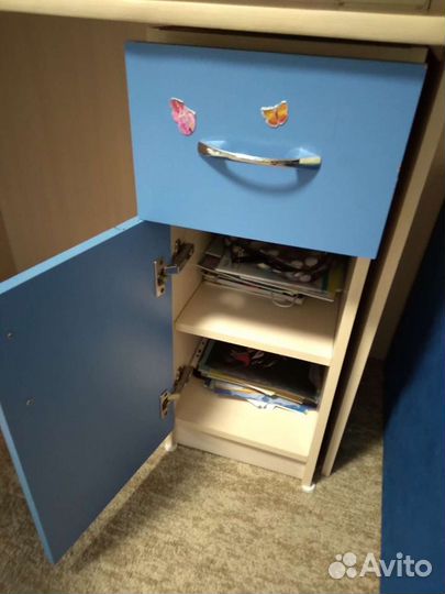 Двухъярусная кровать с диваном бу