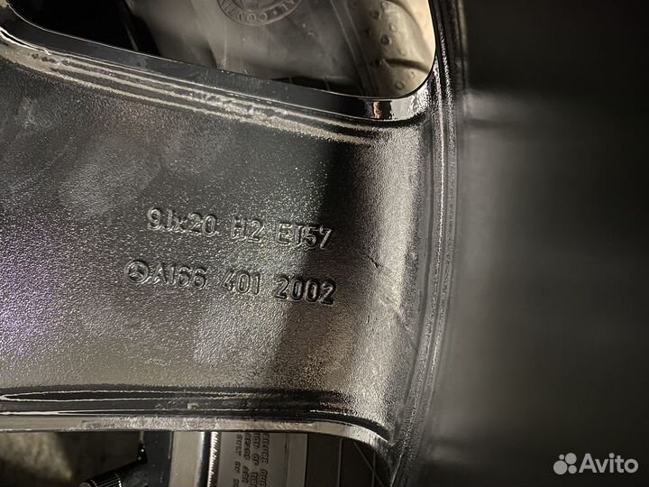 Оригинальные колёса на Mercedes GLE/ML W166 R20