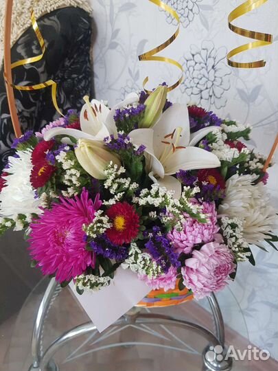 Букет. Цветы.Корзина