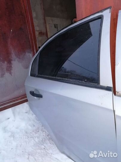 Шевроле Aveo t250 дверь задняя правая