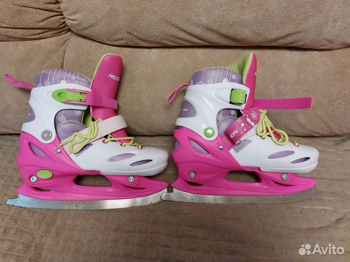 Коньки детские раздвижные 34-37