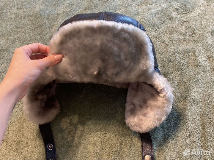 Норковая шапка мужская