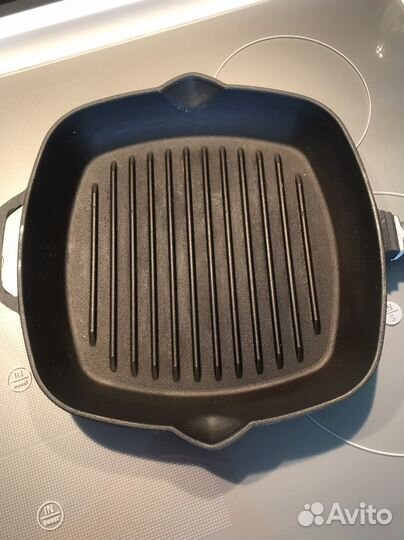 Чугунная сковорода гриль