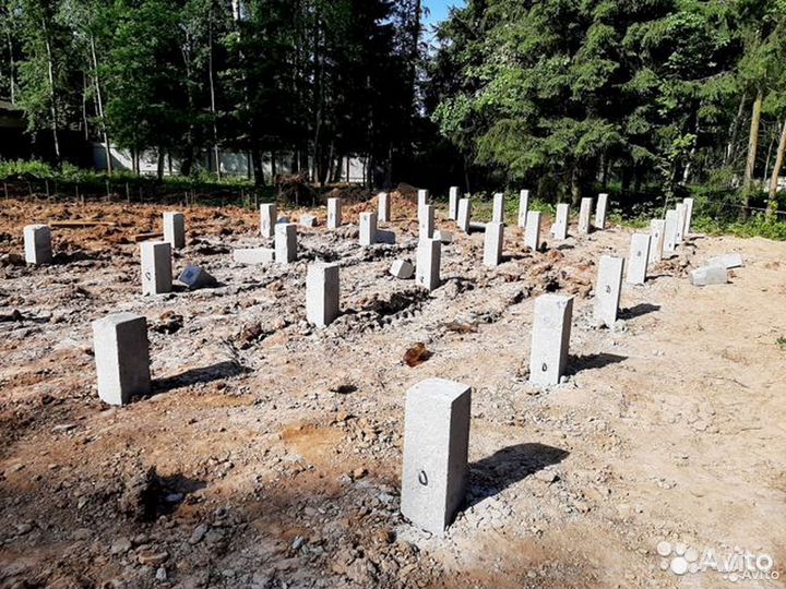 Забивные сваи. Доставка, монтаж