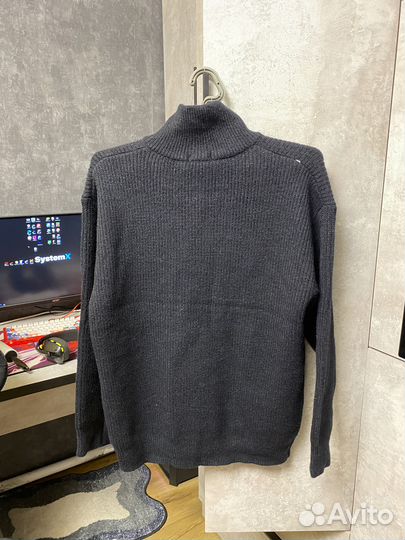 Джемпер мужской на молнии с воротником