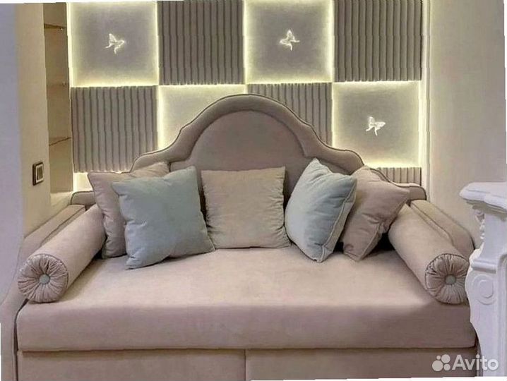 Кровать диван детская мягкая