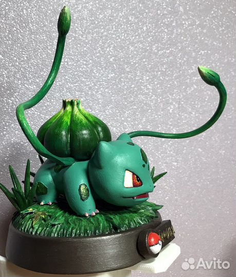 Бульбазавр Bulbasaur № 0001 покемон из экосмолы