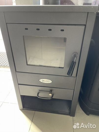 Печь-камин дровяная