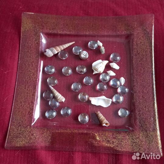 Ваза из чешского хрусталя