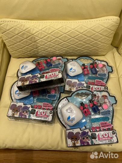 Маникюрный набор детский lol