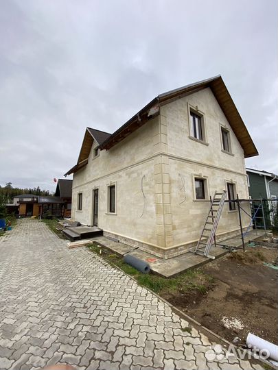 Облицовка дагестанским камнем