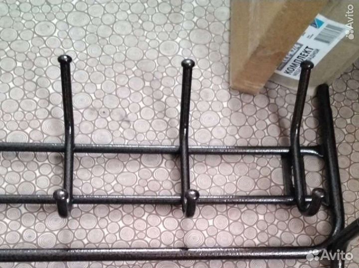 Вешалка для Одежды Настенная Металлическая