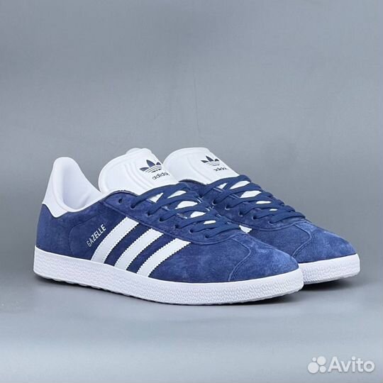 Мужские кроссовки Adidas Gazelle Blue