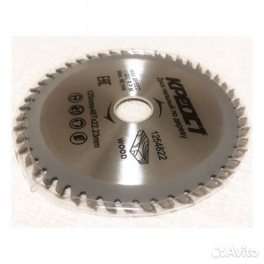 Диск пильный 125 х 22.23 х 48T креост