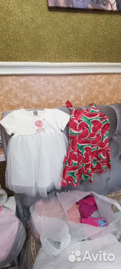 Вещи пакетом на девочку 92 98