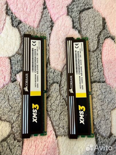 Оперативная память DDR3 Corsair CMX8GX3M2A1333C9