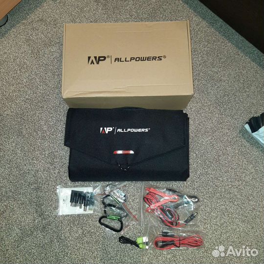 Солнечная батарея Allpowers 100w 18v;21w5v 10000