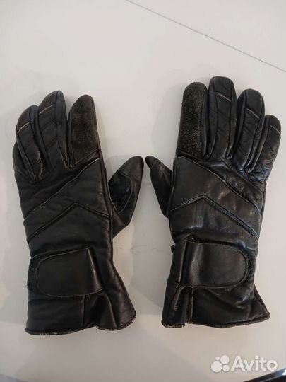 Мотоперчатки кожаные