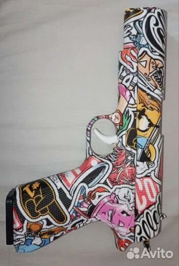 Пистолет детский - пневматический с пульками