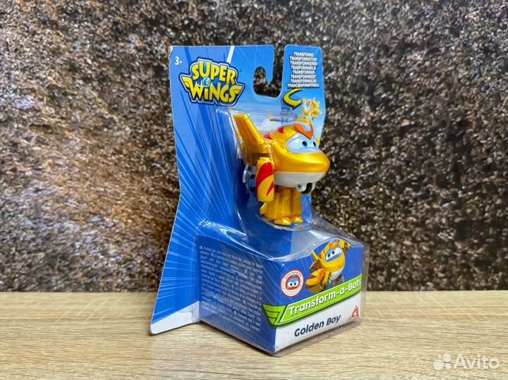 Новый трансформер Super Wings Golden Boy