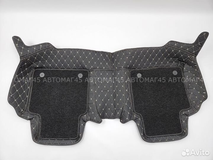 Коврики из эко-кожи + ковролин 5D Camry 2011-2018г