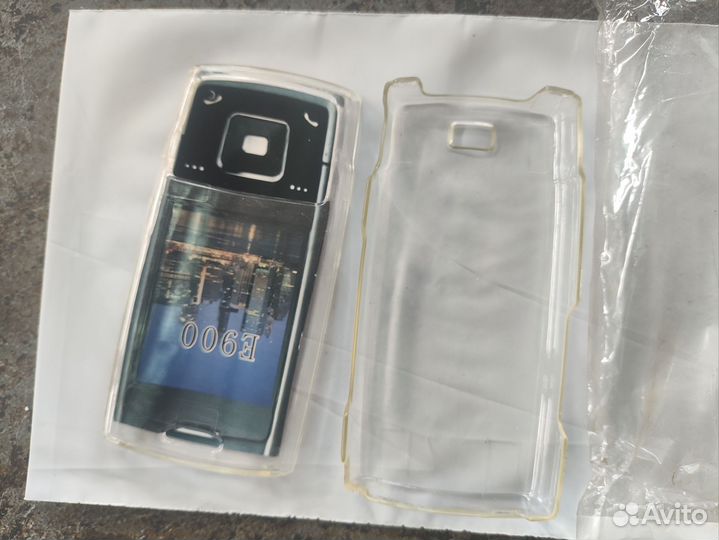 Пластиковый чехол-Бронь для Samsung E900